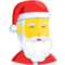 Santa Claus emoji on Messenger